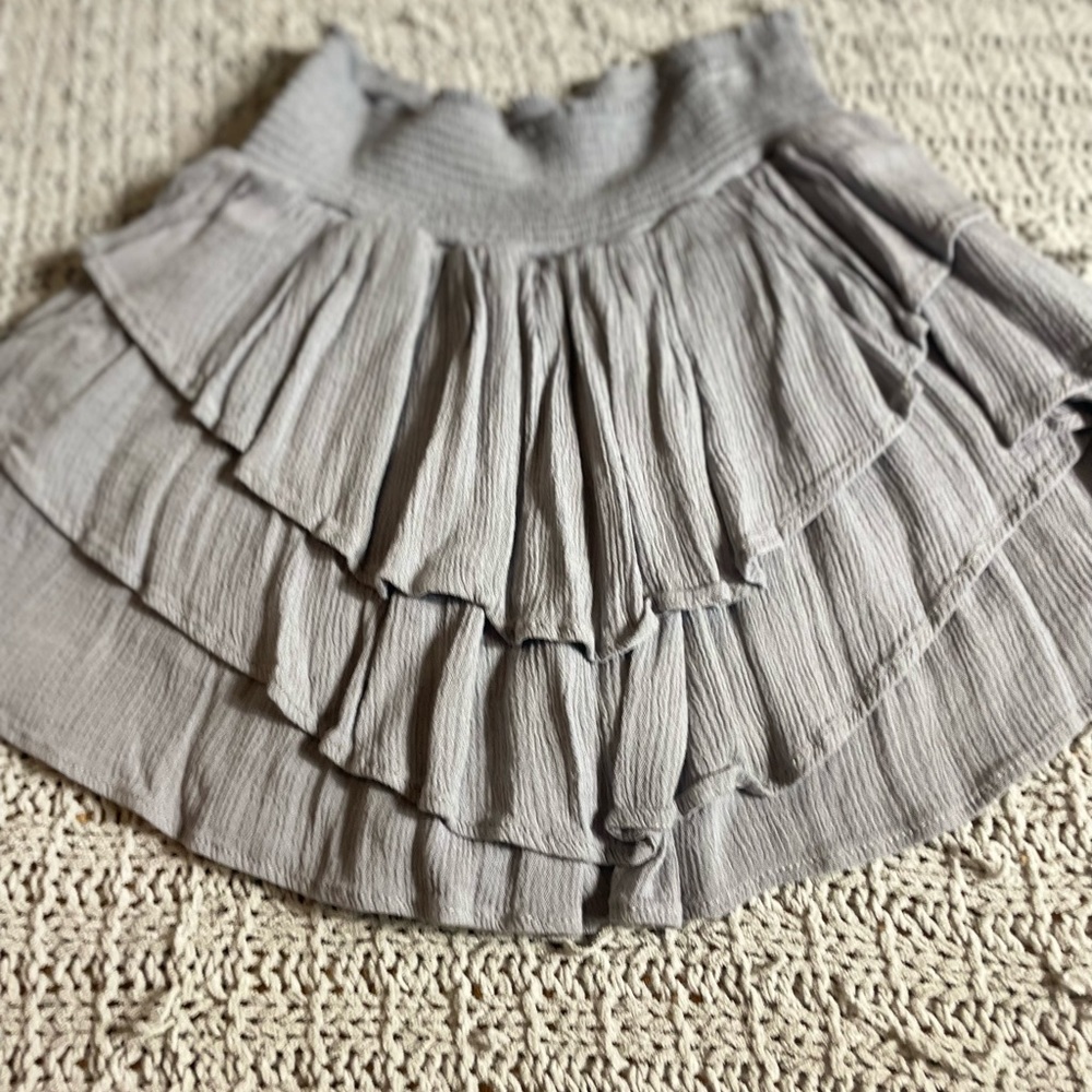 Flare mini skirt